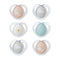 Tommee Tippee Night Time Pacifier, 0-6 Months, Symmetrical Silicone Baglet, BPA-Free Binkies,