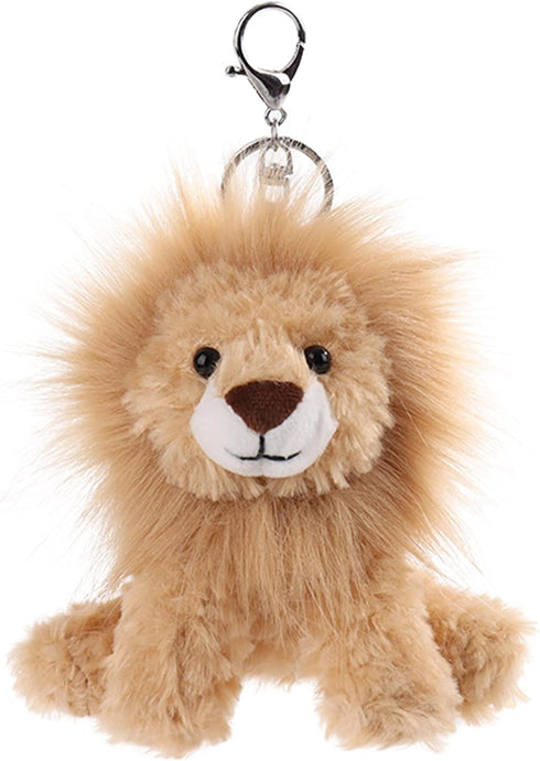 Apricot Lamb Plush Yellow Lion Stuffed Animal - Cute Keychain for Kids Bag, Purse, Backpack, Handbag (6 Inches)