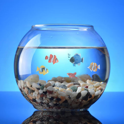 12PCS Tropical Fish Toys, Educational Ocean Animal Figures Set, Miniature Toys for Boys and Girls, Themed Party Favor