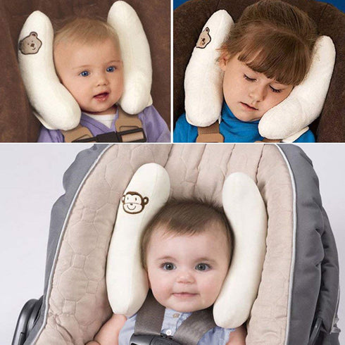 Adjustable Infants and Baby Neck Head Support,U-Shape Children Travel Pillow Cushion for