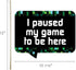 Video Game Party Decoration Kit - Photography Backdrop & 10 Studio Selfie Photo Booth Props with Sticks, Gamer Theme
