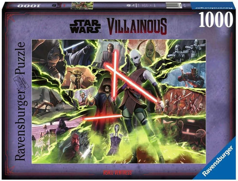 Ravensburger Star Wars Villainous: Asajj Ventress 1000 Piece Jigsaw Puzzle for Adults, Unique Pieces with Softclick