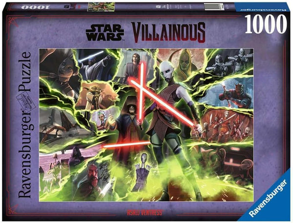 Ravensburger Star Wars Villainous: Asajj Ventress 1000 Piece Jigsaw Puzzle for Adults, Unique Pieces with Softclick
