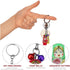 Toyvian 36pcs Key Chain Russian Doll Keychains, Miniature Babushka Doll Mobile Phone Charm Pendant