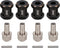 INJORA RC Hex Hub Extension, 12mm Brass Wheels Hex Drive Adapter for 1/10 RC Crawler Axial SCX10 90046 D90 (17mm)
