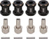 INJORA RC Hex Hub Extension, 12mm Brass Wheels Hex Drive Adapter for 1/10 RC Crawler Axial SCX10 90046 D90 (17mm)