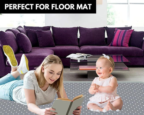 51" 46" Splat Mat for Under High Chair - Splash Mat | Large x Size | Washable & Water Resistant | Avoid Messes |