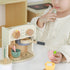 MILEFUN Set 22PCS 3-8, Wooden Coffee Play - Pretend Play Coffee Maker Toy for Kids Age Montessori Learning Toys