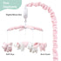 12 The Peanutshell Crib Mobile for Girls - Soft Pink Musical Baby Crib Mobile with Lullabies, Cute Elephant Baby Pink