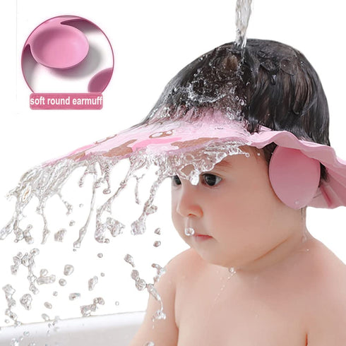 PENINSULA LOVE 0-8 Baby Shower Cap Shampoo Cap Bath Visor Hat Kids Hair Washing Shampoo Shield Adjustable Waterproof