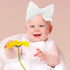KIDOCHEESE Baby Girl Nylon Hairband with Bows, 5 Count (Pack of 1), Handmade for Infant, Extra Stretchy
