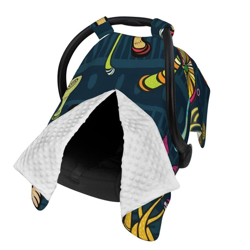 Hcpwzrf Mushroom Baby Car Seat Cover & Nursing Cover - Breathable Stretch Multi-Use