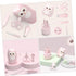 Set UPKOCH Nail Clipper Ergonomic Safe Boy Girl Nail Care Kit with Tweezers Scissors and File for Newborns Grooming