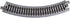 Kato (4-Piece), 183mm/(7") Radius/45-Degree USA Model Train Products UNITRACK Compact Tracks