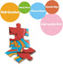 Wooden Jigsaw Puzzles Set - 12 Piece Colorful Educational Sea Animals for Kids 2-5 (4 Puzzles)