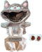 niannyyhouse Dog Suit Dress Up Hoodie & Corduroy Overalls for 7.8in Plush Doll Stuffed Figures (Gray)