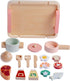 16 Set 3+ JC Toys Parfait Collection | Real Wood Piece Kitchen Chef | for Dolls and Stuffed Animals Ages | Twiggly Toys