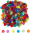 500 Pieces 3/4 inch Transparent Bingo Counting Chips, 6 Color with Bag