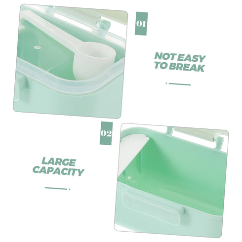 LIOOBO Portable Baby Formula Container for Travel Large Capacity Milk Powder Dispenser with Lid and Convenient