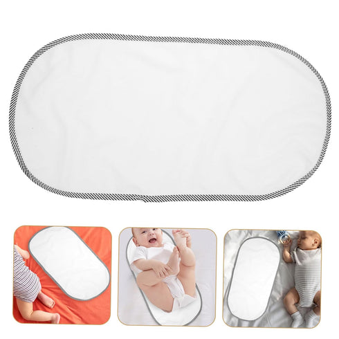 LIOOBO Portable Diaper Changing Mats - Soft Washable Travel Changing Pads for Toddlers