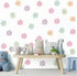 BBTO Daisy Wall Decal Flower Vinyl Wall Decals Daisy Stickers Floral Decals