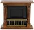 1/12 Dollhou Fireplace Scale Miniature Wooden Furniture European Style Fireplace with Surround Mini House Christmas