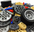 dspitwod Sets 8-14 Technical Gears Axle Pin Connectors - Rubble Wheels Connectors Rack Gear Screw Track Building Brick