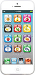Toy Learning Play Cell Phone, Interactive Toy with 8 Functions and Dazzling Lights for Toddler Kids
