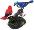 Tipmant Simulation Electric Birds Toy, Voice Controlled Realistic Animal Pets for Office Home Decor, Blue