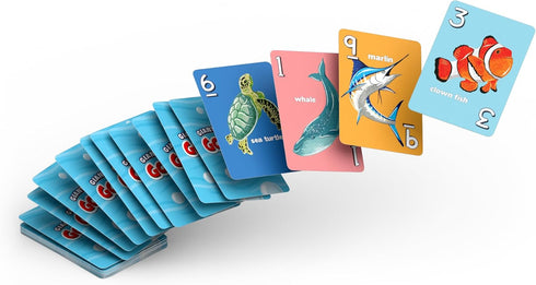 Giant Go Fish Card Game - Large 5x7in Cards for Kids and Families, Fun Gift Idea for Ages 4+