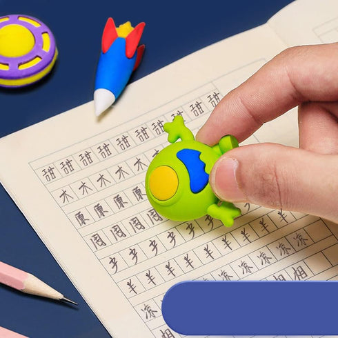 16 PCS Outer Space Puzzle Erasers, 3D Space Pencil Erasers, Perfect for Party Favors, Classroom Prizes