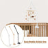 Hanging Wooden Baby Crib Mobile Arm, Baby Mobile Holder Arm, Mobile Arm for Crib, Strong Slip Attachment Wooden Nursery