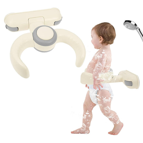 Muyoka Baby Shower Stand with Suction Cup, Adjustable Baby Shower Standing Support, Foldable