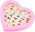 36 pcs Adjustable Rings in Box, Children Kids Little Girl Pretend Play Jewelry Set with Heart Shape Display Case
