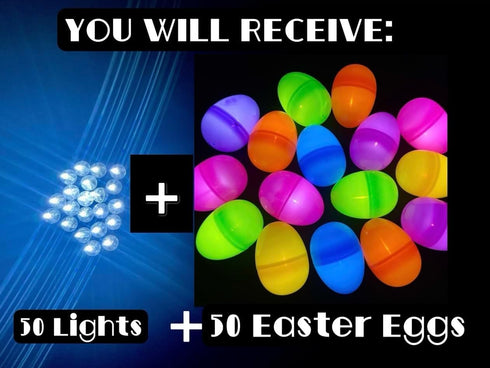 150 150 GiftExpress Pcs Plastic Glow in the Dark Easter Eggs Non Electronic & Mini Flashing Light Balls Standalone