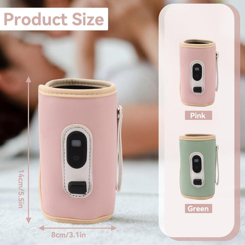 Jwthee Bottle Warmer, Fast Baby Milk Warmer Portable Milk Bottle Warmer Multifunctional Baby Bottle Warmers USB