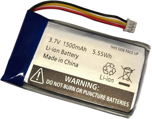 AOLIKES 1500mAh 3.7v Batteries Pack Replacement for Infant Optics DXR-8 Video Baby Monitor (2 Pack)