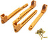 Crib Fence Lifter Lifting Rail Connection Set - Brown with Screws