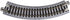 Kato (4-Piece), 150mm/(6") Radius/45-Degree USA Model Train Products UNITRACK Compact Tracks