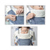 Bebamour Drool and Teething Reversible Cotton Pad - Baby Carrier White Drool Bib for Boys & Girls