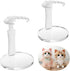 Clear Acrylic Doll Stand - Adjustable Holder for Sitting/Standing 3-7" Collectibles, Tool-Free