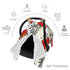 CQMZJHU Red Poppies Baby Car Seat, Rain Shelter, Multifunctional Nursing Cover for Newborns, Mother Care, Breastfeeding