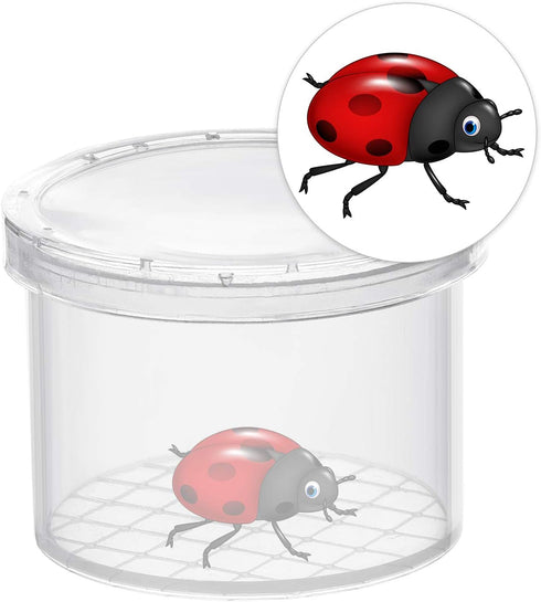 Coopay 16 Pieces Bug Viewer, Critter Insect Cage Magnifying Container, Science Nature Exploration Tools