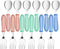 12PCS Toddler Forks & Spoons Set, Stainless Steel Baby Utensils, Kids Silverware for Self Feeding, BPA Free Metal