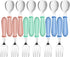 12PCS Toddler Forks & Spoons Set, Stainless Steel Baby Utensils, Kids Silverware for Self Feeding, BPA Free Metal