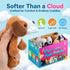 (Pack 12) 6 Inches Bedwina Plush Puppy Dogs - of Tall Small Stuffed Animals Bulk Assorted Puppies and Cute Stuffed