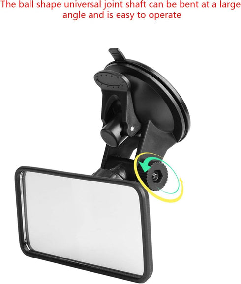 Generic Car Mirror, Adjustable Car Interior Baby Rear View Mirror Kids Monitor Glass for Safety Seat with Suction