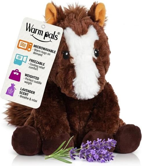 1i4 Group Harry the Horse - Microwavable & Weighted Plush Stuffed Animal