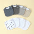 Set 0-12 Waterproof Baby Bibs for Boys & Girls Soft and Absorbent Bandana Drool Bibs for Infant Newborn Months