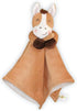 Horse Lovey Baby Security Blanket - Pony Plush Animal Blankie 13x13 Inches (Brown)